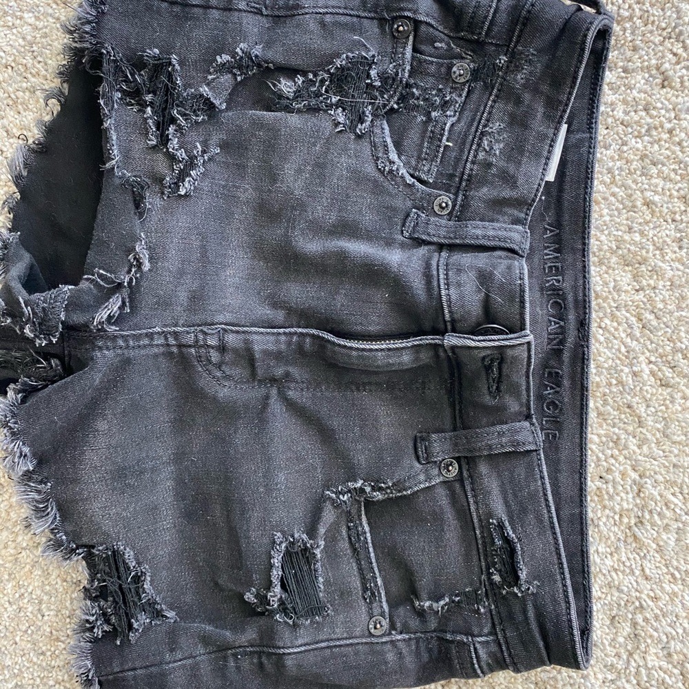 Black American Eagle Shorts